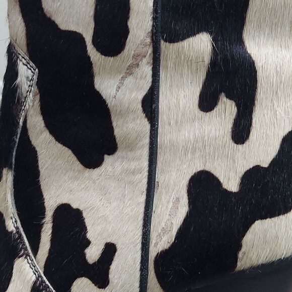 Idyllwind Calf Hair Cow Print Cowboy Booties Sz 8 - Picture 10 of 15